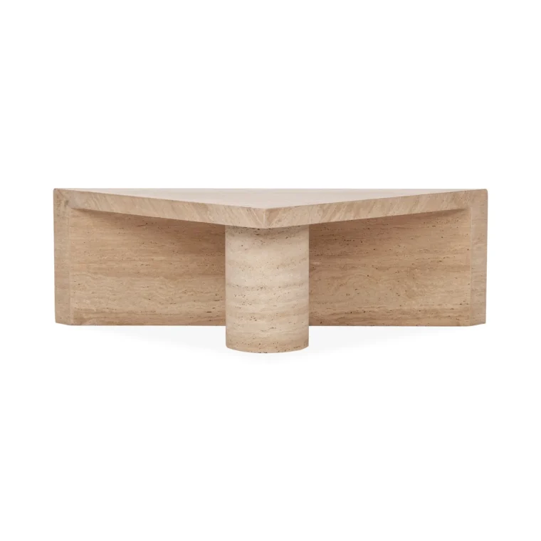 Set of 2 Travertine Coffee Tables - Image 5