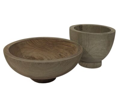 Vintage Turned Wooden Bowls
