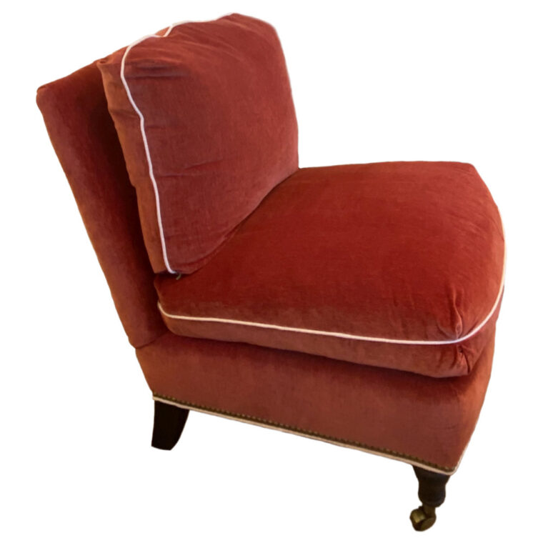 Lexington Crimson Slipper Chair