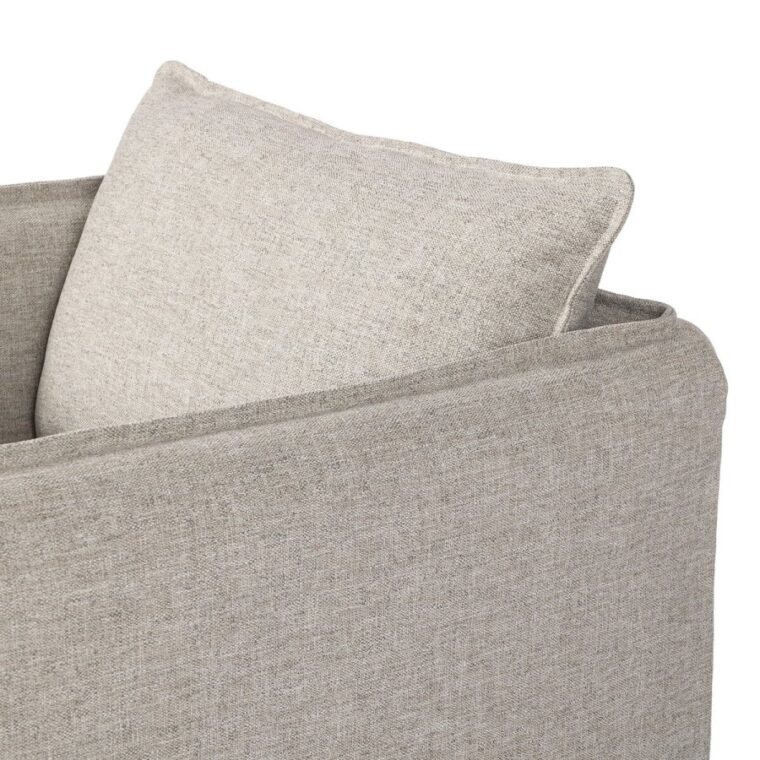 Outdoor Slipcovered Swivel Chair - Image 11