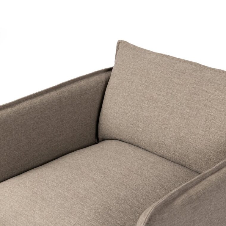 Outdoor Slipcovered Swivel Chair - Image 7