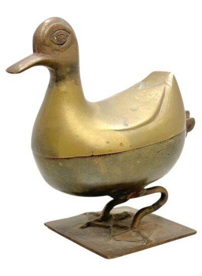 Vintage Brass Bird Box