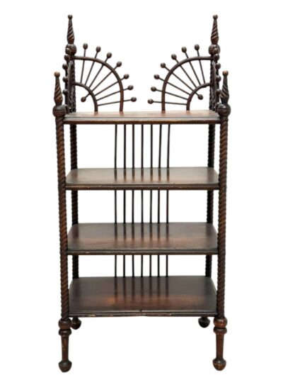 Antique Stick and Ball Etagere
