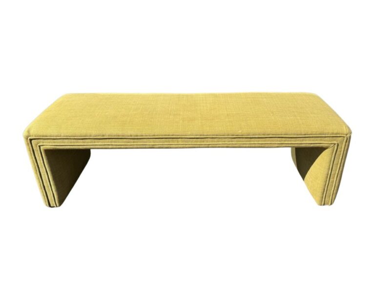 Citron Upholstered Bench