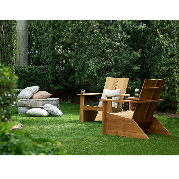 Modern Teak Adirondack Chair - Image 7
