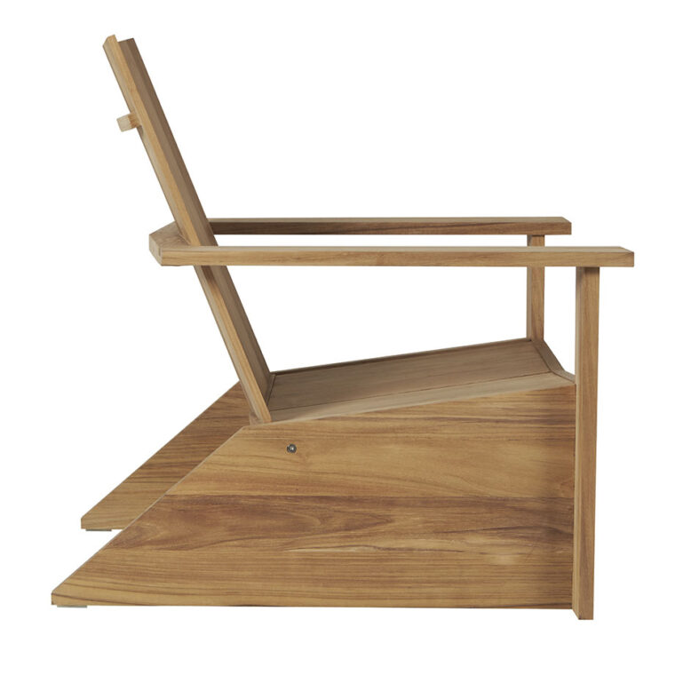 Modern Teak Adirondack Chair - Image 2
