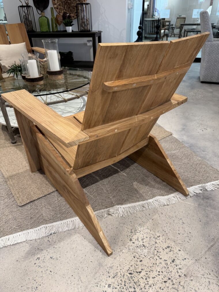 Modern Teak Adirondack Chair - Image 5