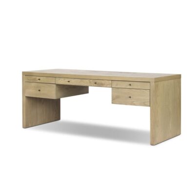 Resawn Oak Executive Desk