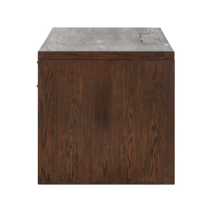 Resawn Oak Executive Desk - Image 10