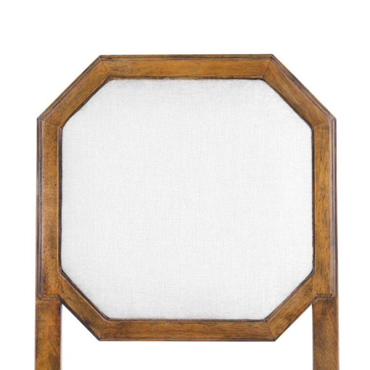 Octagonal Seat Back Dining Chair - Image 4