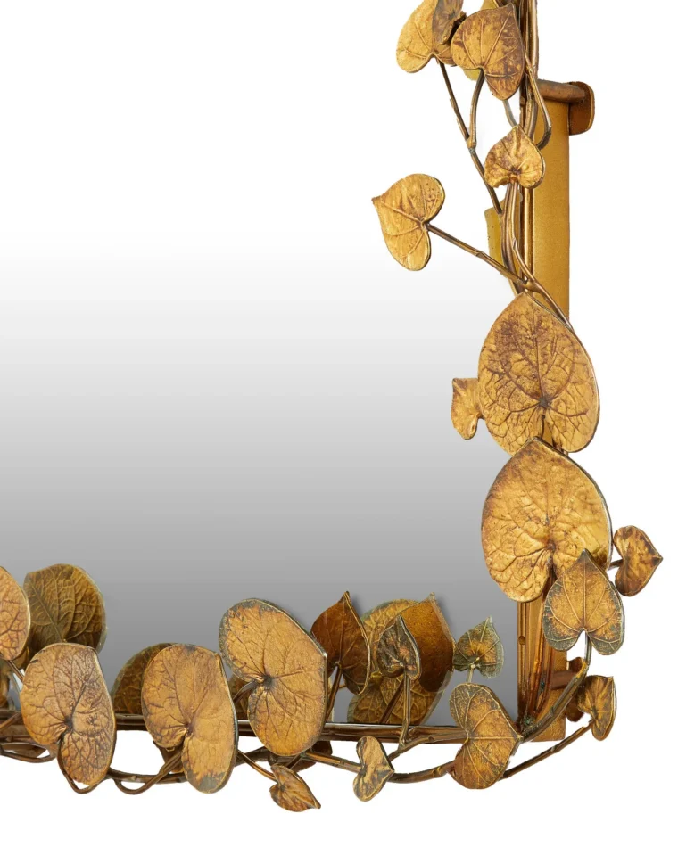 Brass Vines Cast Aluminum Mirror - Image 2