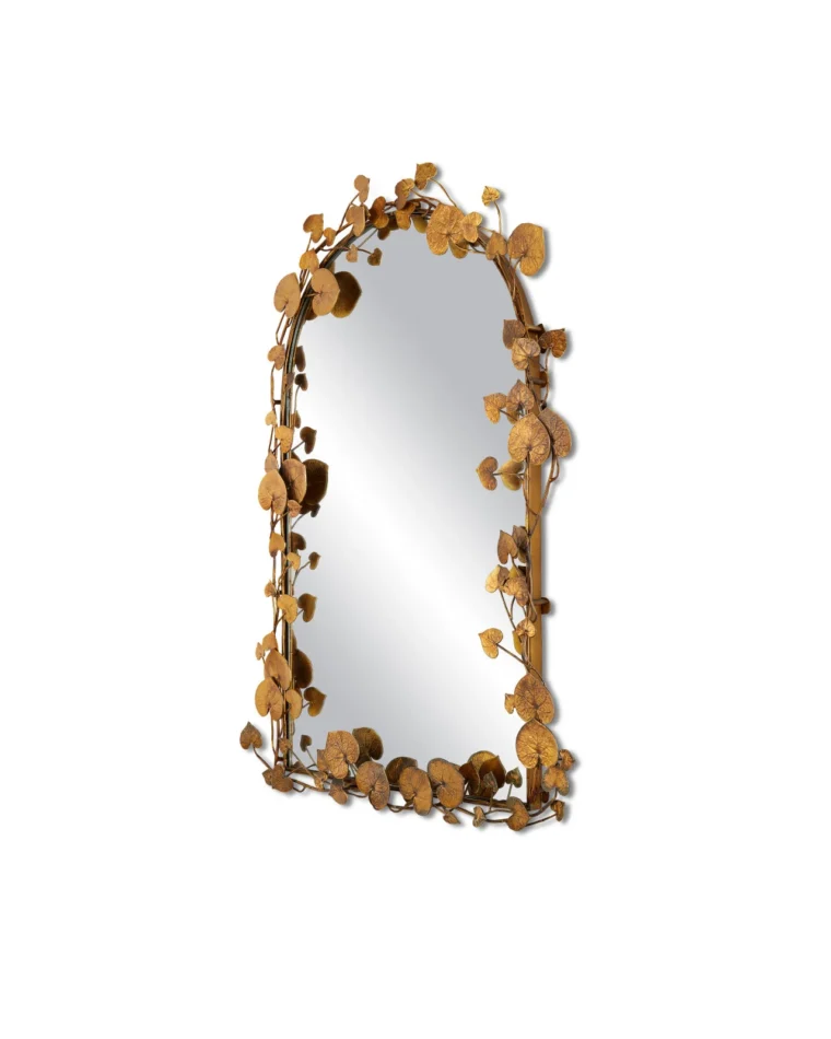 Brass Vines Cast Aluminum Mirror - Image 3