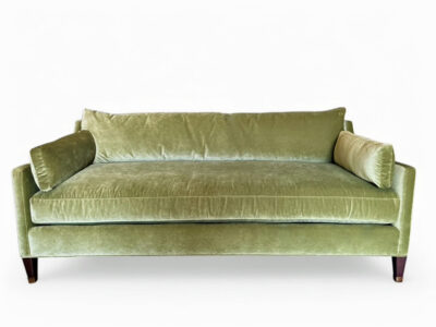 Meadow Velvet Apartment Sofa