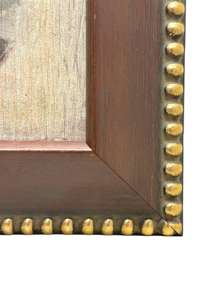 Vintage Mid-Century Oil Dog Painting - Image 4