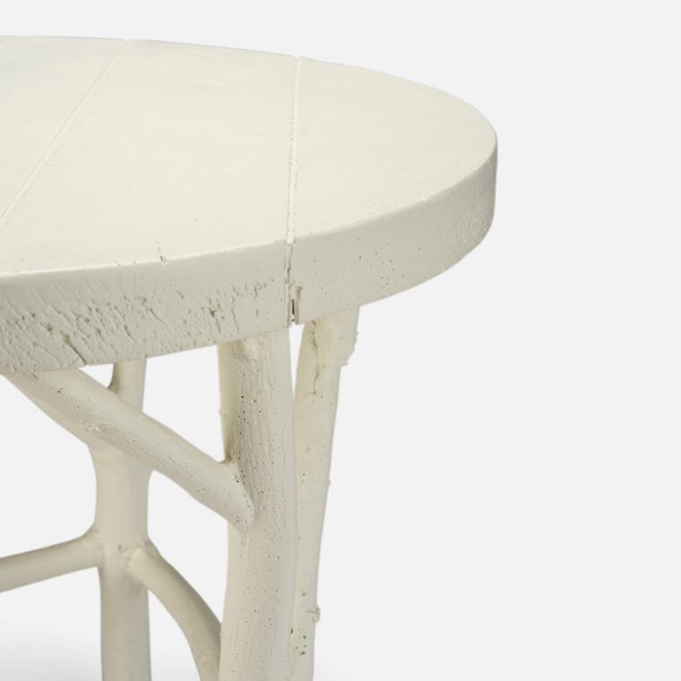 Outdoor Faux Bois Side Table - Image 6