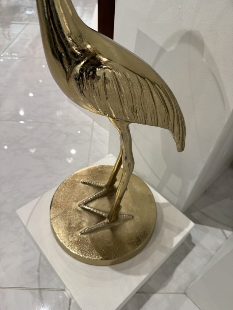 Crane Brass Side Table - Image 5