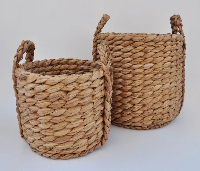 Raqi Round Seagrass Baskets Mecox Gardens