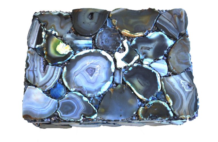 Large Blue Agate Box - Image 2