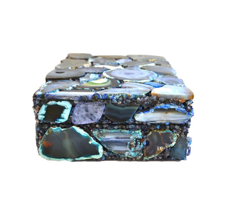 Large Blue Agate Box - Image 3