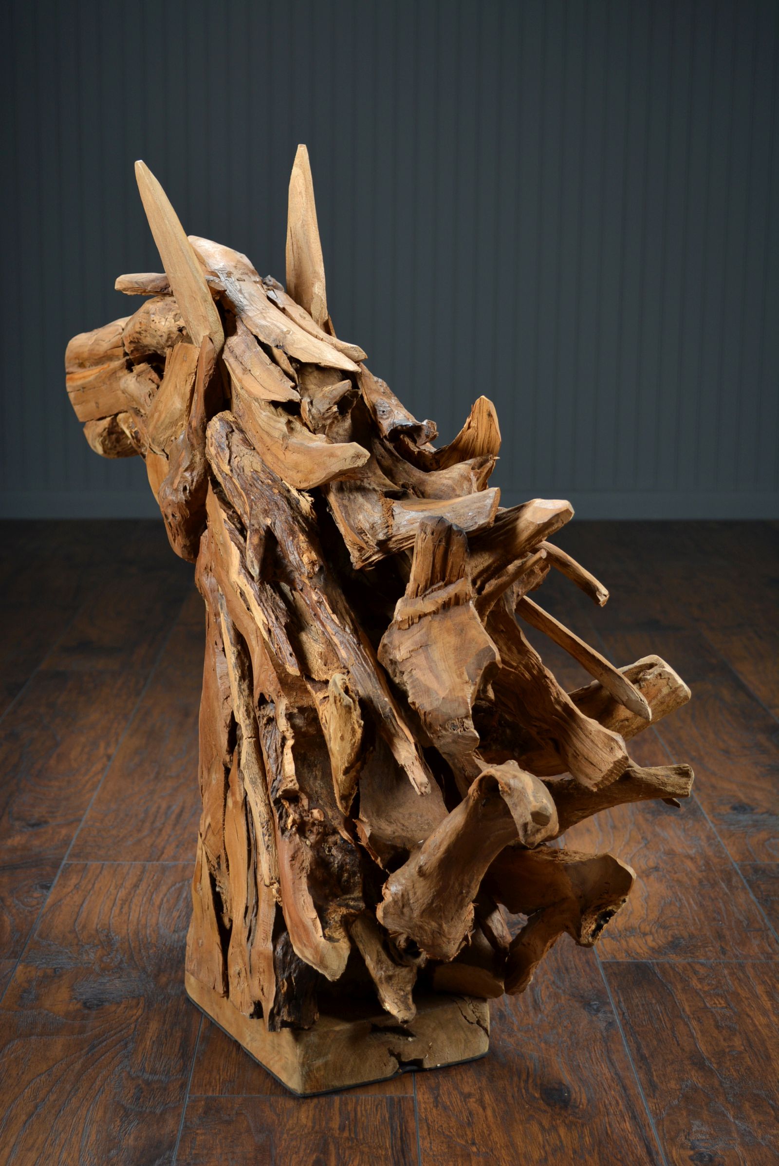 Driftwood Horse Head Decor - Mecox Gardens