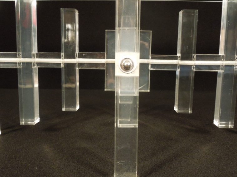 Vintage Rectangular Lucite Coffee Table - Image 6