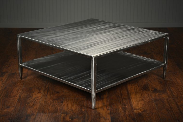 Brushed Steel Caroline Coffee Table