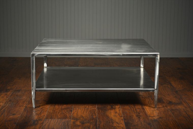 Brushed Steel Caroline Coffee Table - Image 3