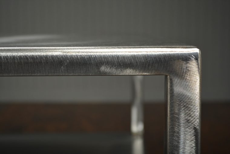 Brushed Steel Caroline Coffee Table - Image 4