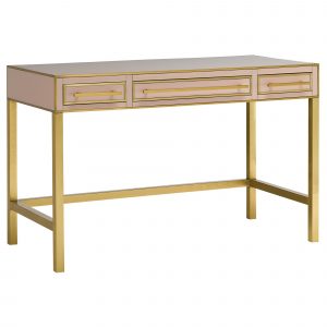 Extra Large Turner Burlwood Desk - Mecox Gardens