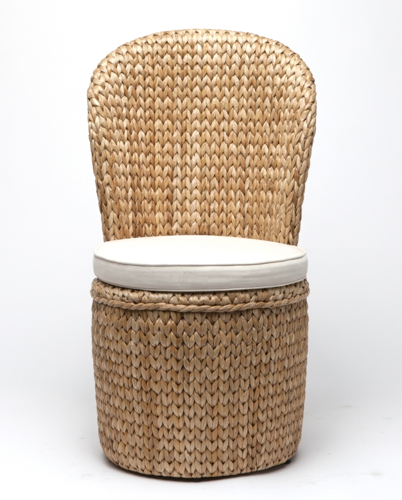 seagrass round back dining chair