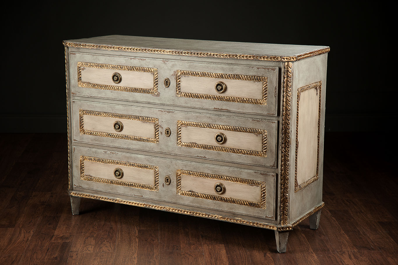 Hilton Tallboy Faux Raffia Dresser - Mecox Gardens