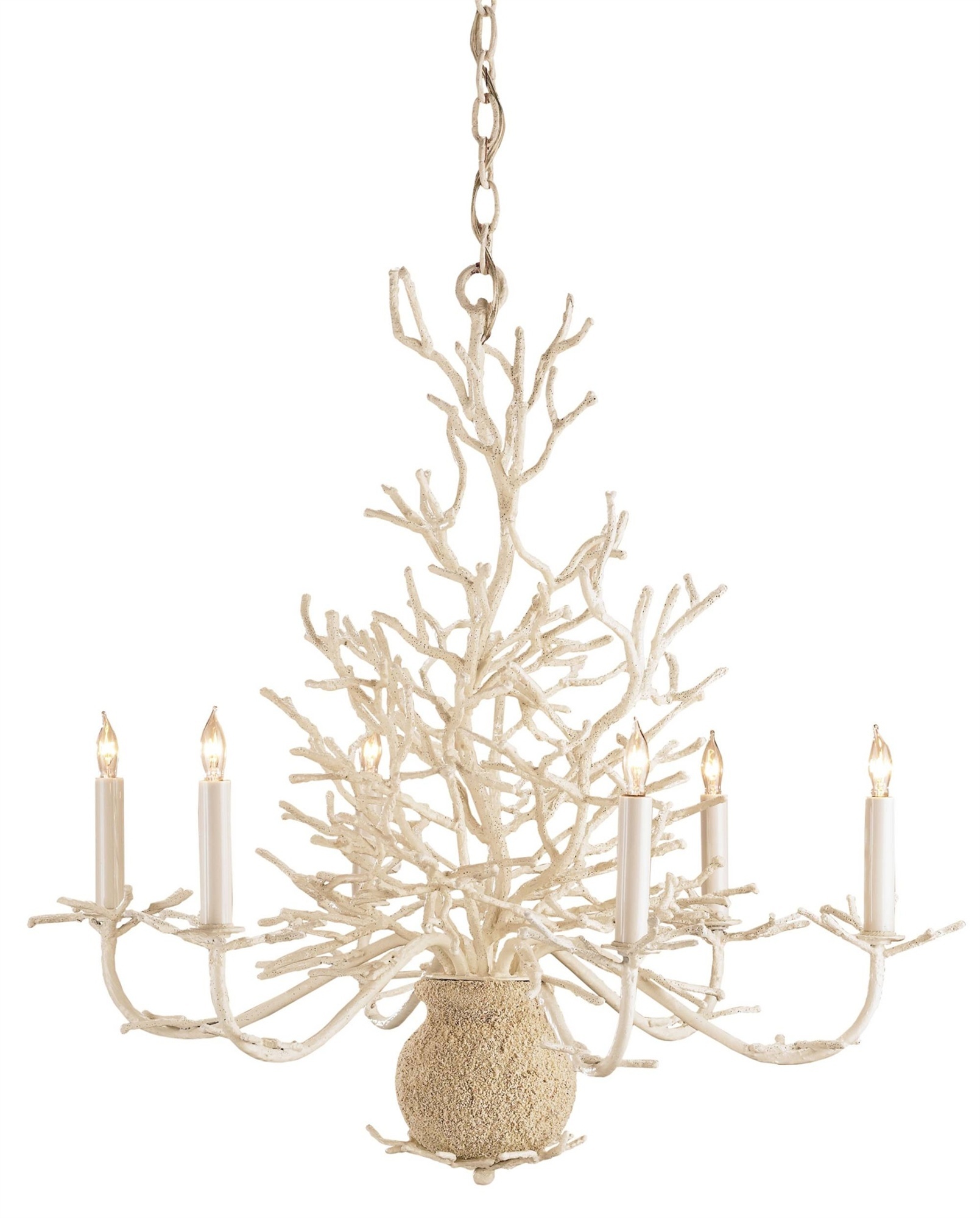Small Faux Coral Chandelier - Mecox Gardens