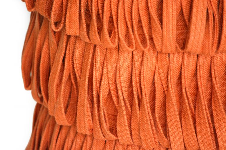 Reena Pouf Ottoman with Tassels Mecox Gardens