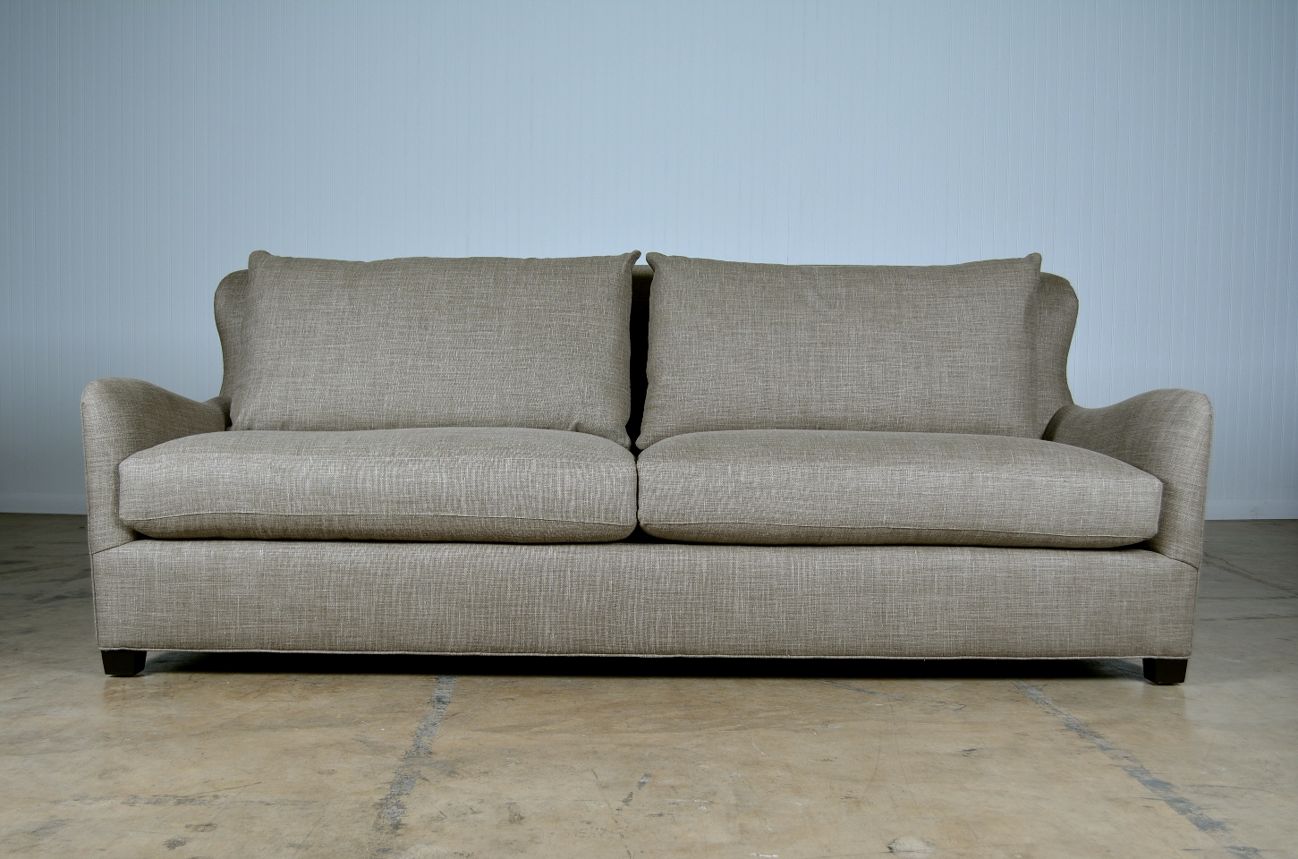 Brewer Midnight Blue Upholstered Sofa Mecox Gardens