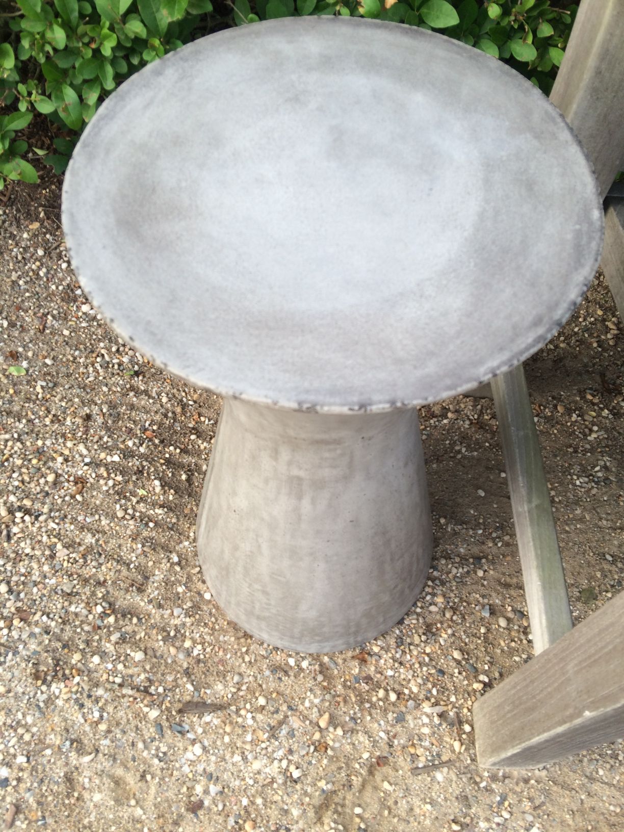 Outdoor Concrete Wolford Side Table Mecox Gardens