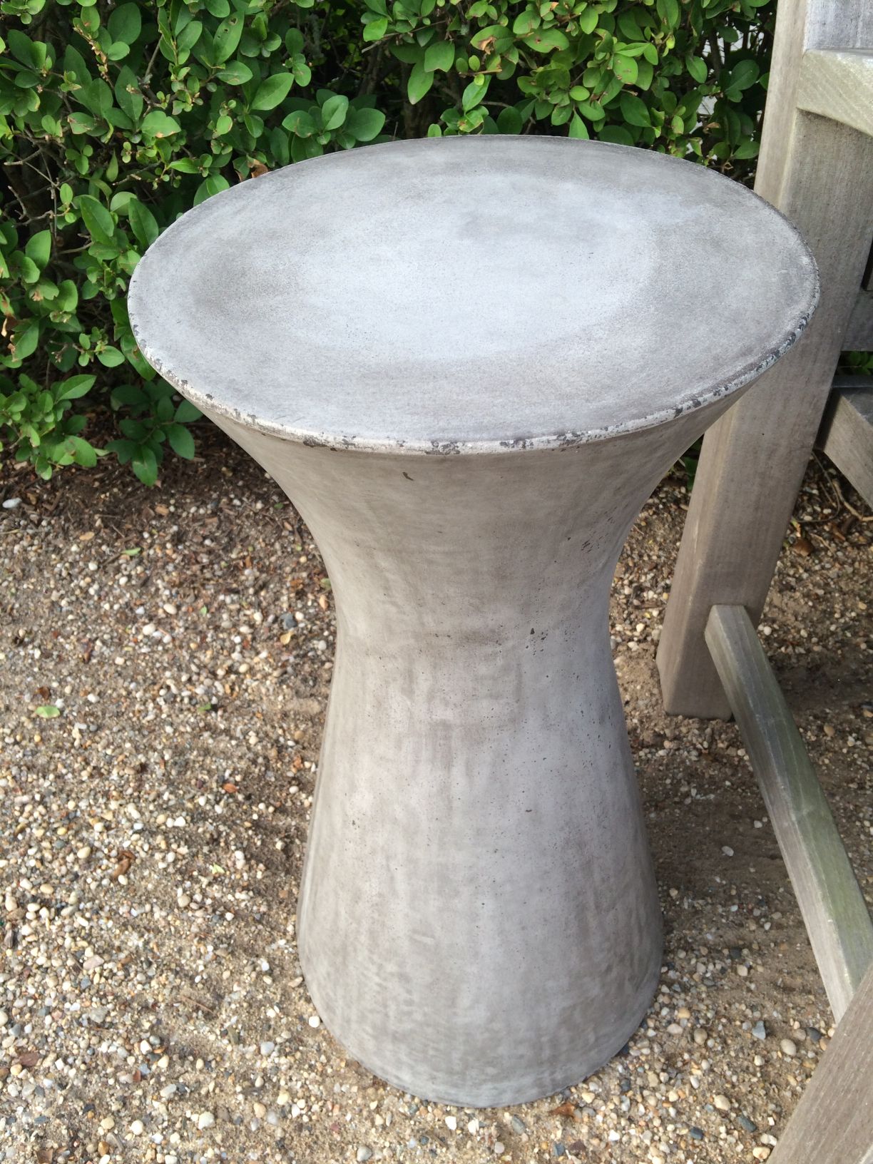 Outdoor Concrete Wolford Side Table Mecox Gardens