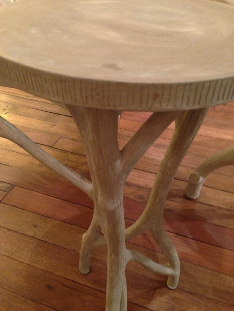 Irving Faux Bois Concrete Side Table - Image 2