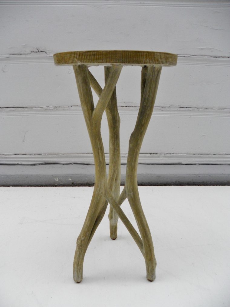 Irving Faux Bois Concrete Side Table - Image 5