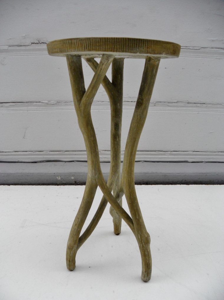 Irving Faux Bois Concrete Side Table - Image 8